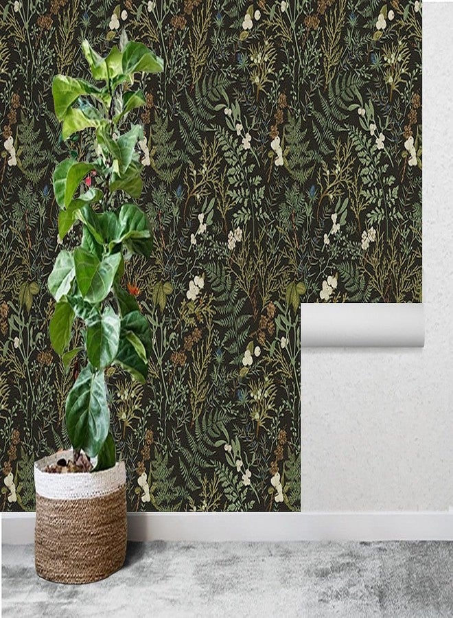 WY-BSO Drawer Liner for Kitchen Cabinets,Vinyl Film Decorative Shelf Liner for Bedroom Dresser Sticker (Dark Green, 17.3 inch x 118 inch) - Image 2